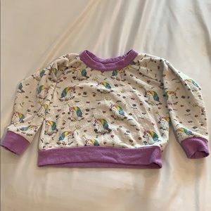Chaser brand unicorn sweater